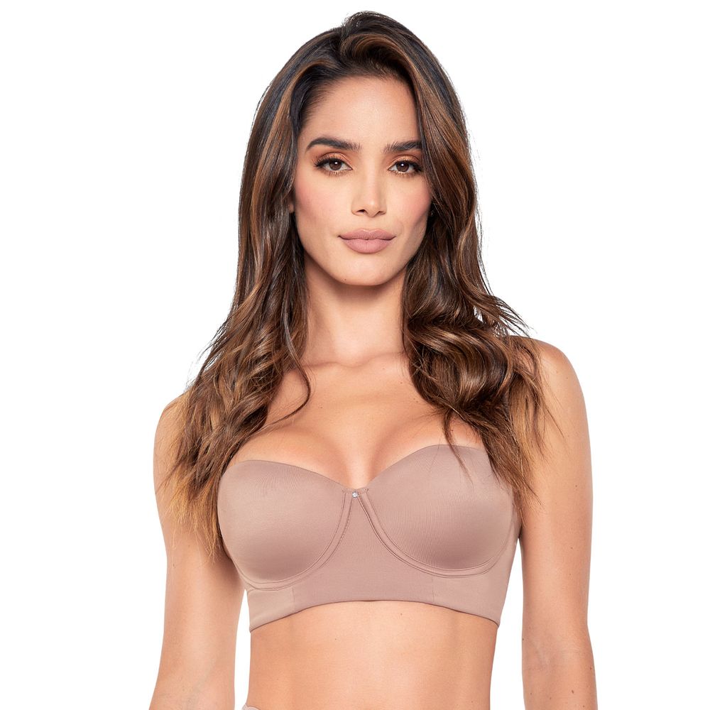 Brasier Strapless Copa Prehormada Mujer