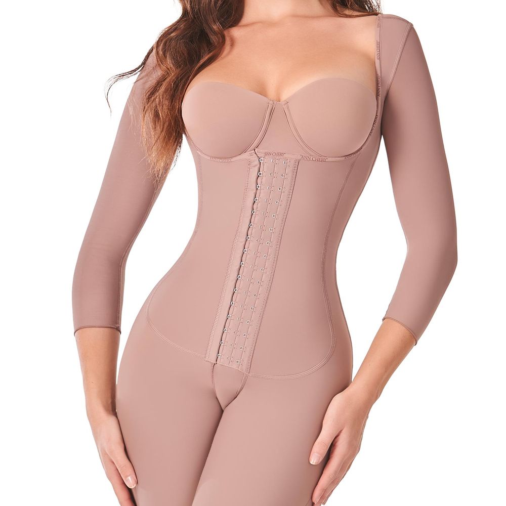Faja Colombiana Postoperatorio Full Body a la Rodilla Soft Mujer