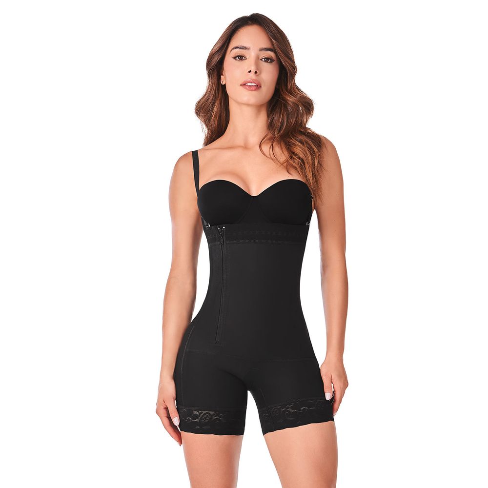 Faja Colombiana Strapless a la Rodilla Powernet Alexa Mujer