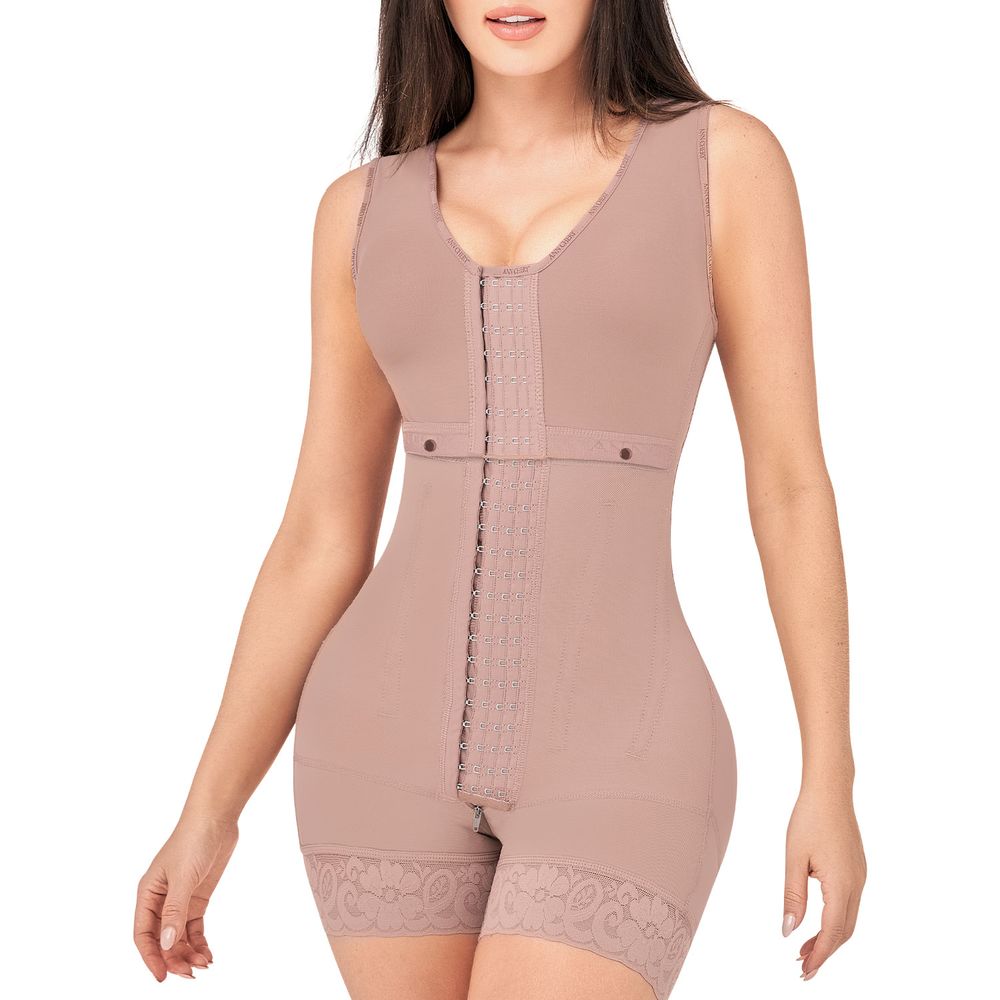 Faja Colombiana Busto Tipo Short Postoperatorio Reloj de Arena Mujer