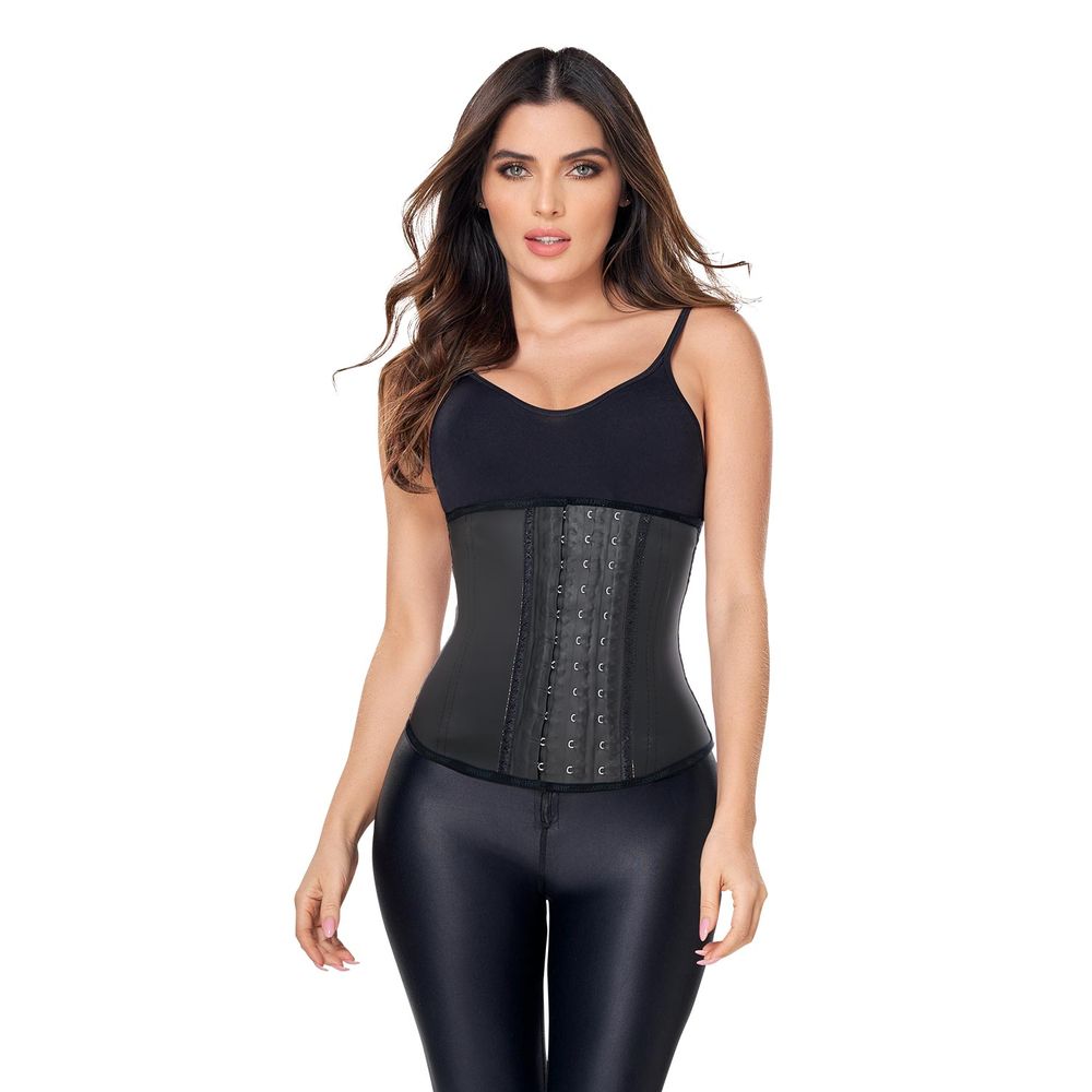 Cinturilla Talle Corto 3 Broches Látex Mujer