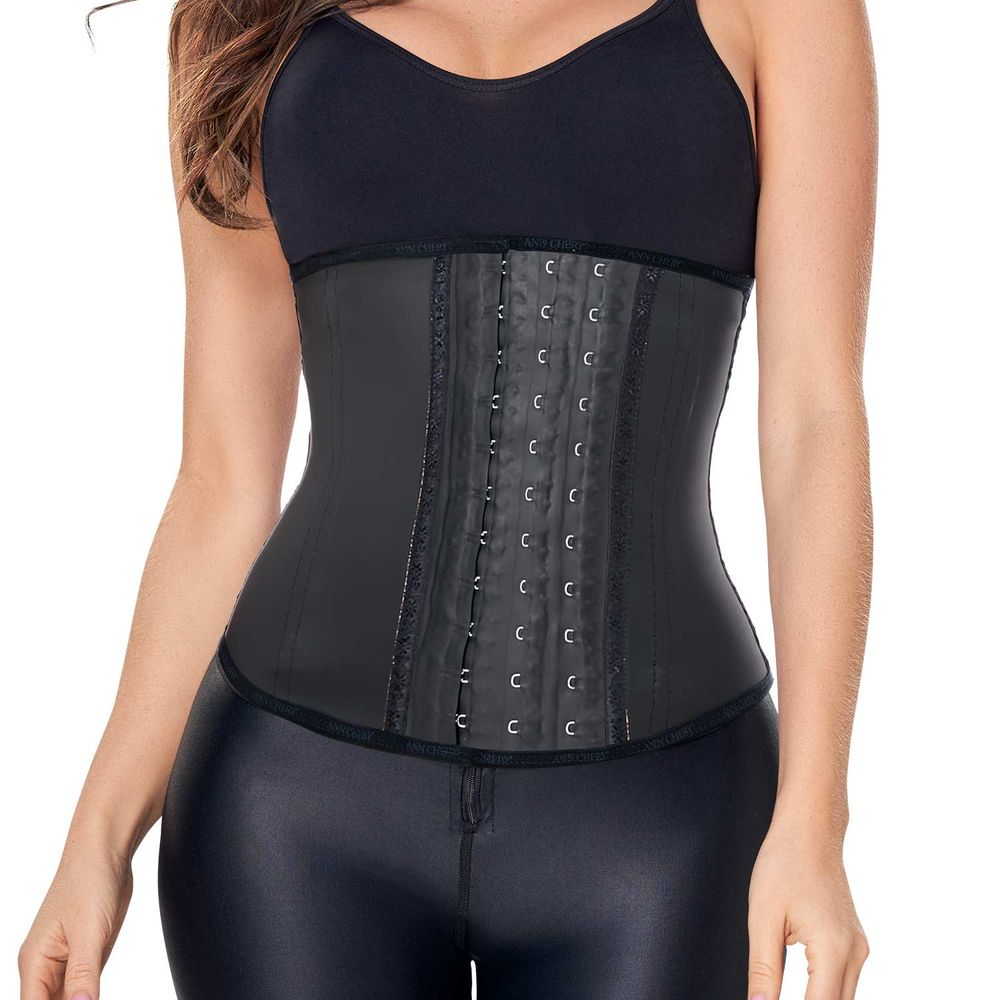 Cinturilla Talle Corto 3 Broches Látex Mujer