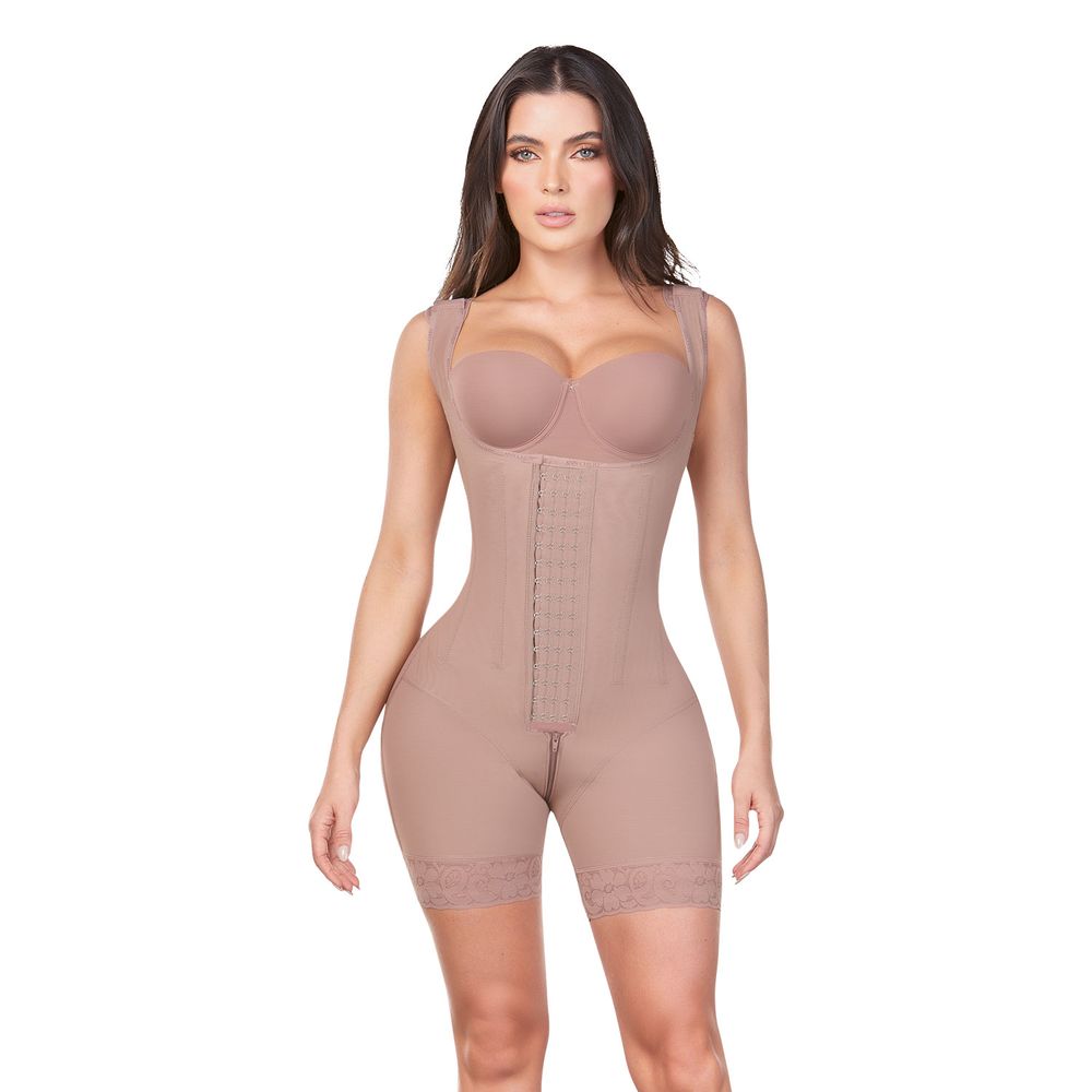 Faja Colombiana Tipo Short 4 Broches Reloj de Arena Mujer