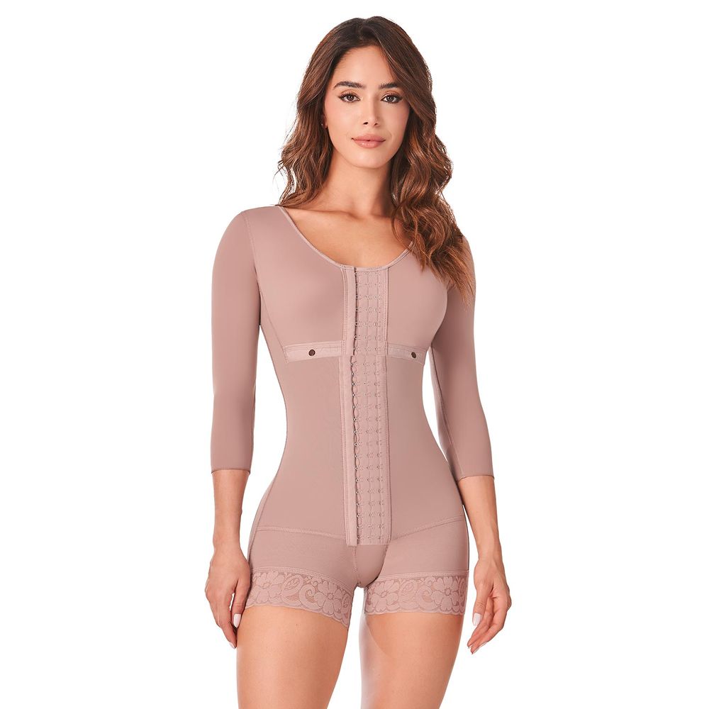 Faja Colombiana Tipo Short Manga Comfort Clara Mujer