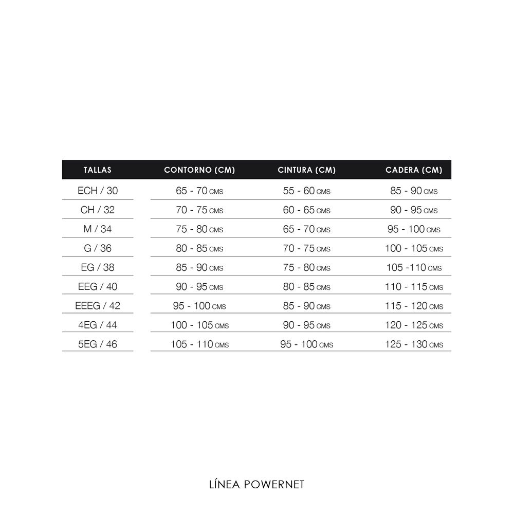 Cinturilla con Cierre Powernet Excelencia Mujer
