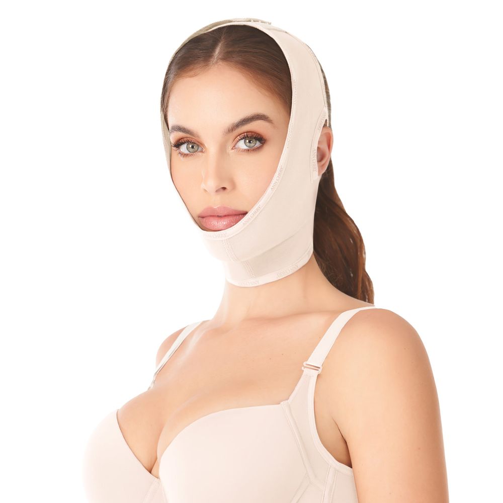 Mentonera Postoperatoria Broches Mujer