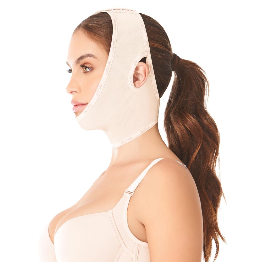 Mentonera Postoperatoria Broches Mujer